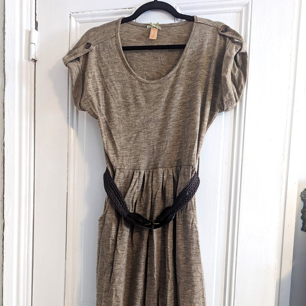 Downeast Basics Dress, Brown/Tan, Medium (Modcloth)